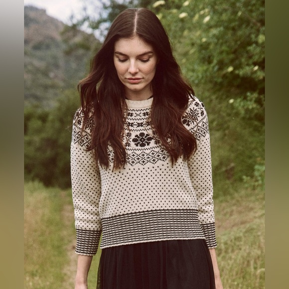 NWT The Great The Slope Crew Sweater